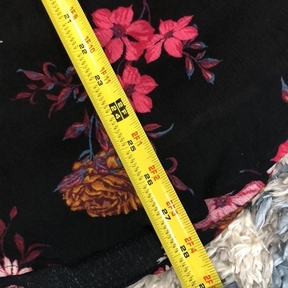 Torrid top blouse Babydoll Gauze Keyhole Front Tunic Top size 0‎ - Picture 9 of 12